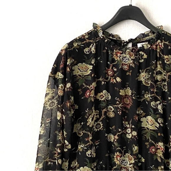 Aritzia Wilfred Lamare Ruffle Floral Mini Dress - Picture 5 of 11